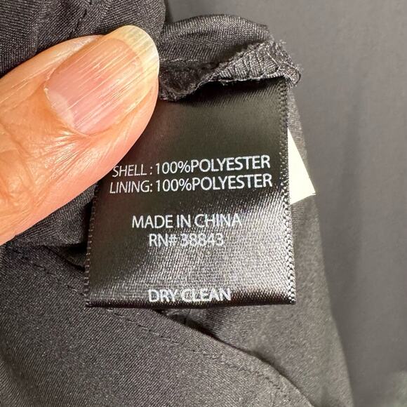 Sam Edelman Black Womens V Neck Bell Sleeve Mini Dress Size 8 - Picture 9 of 9